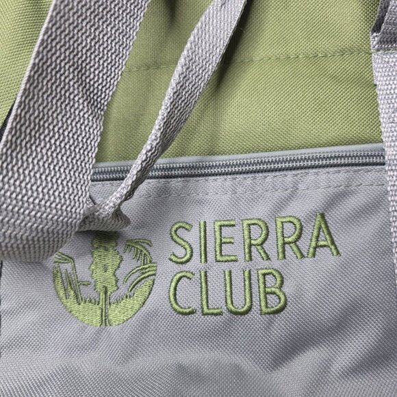 Green Sierra Club Insulated Cooler Bag Tote for Camping Picnic Travel Lunch - Picture 2 of 7